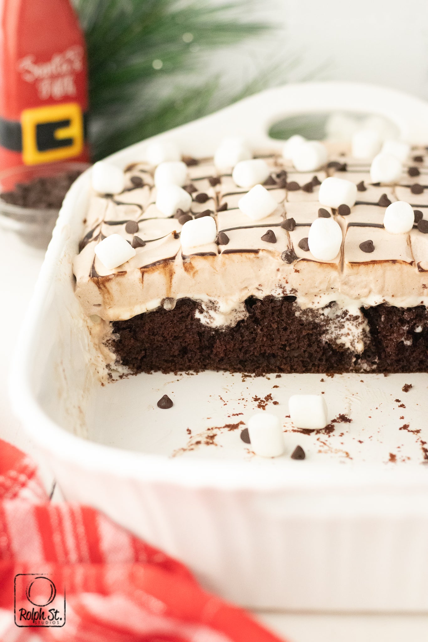 Exclusive Hot Chocolate Poke Cake