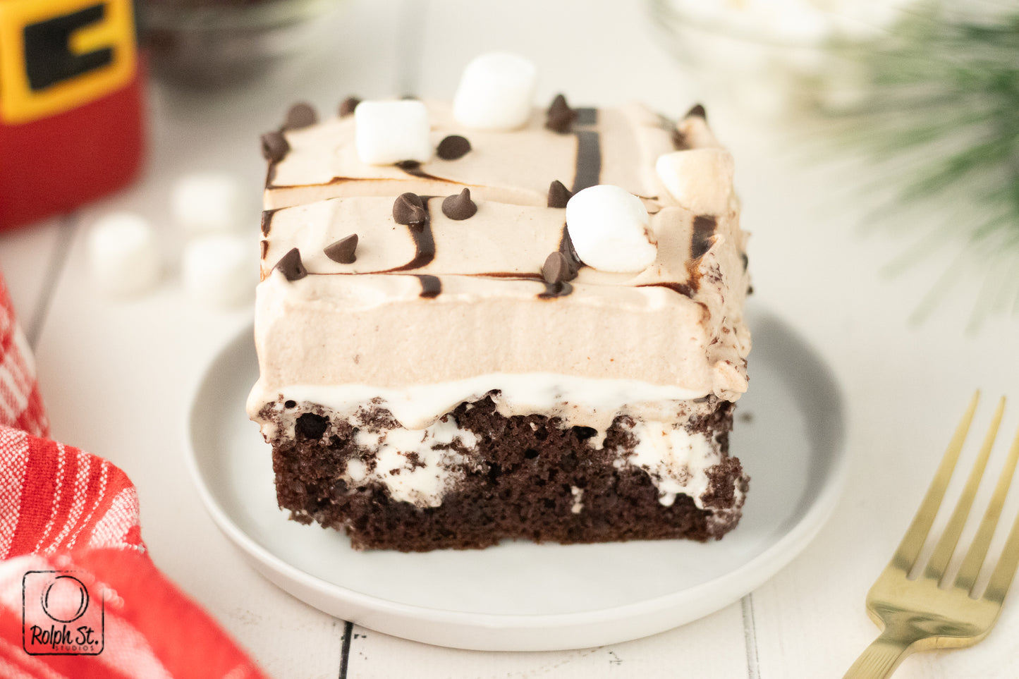 Exclusive Hot Chocolate Poke Cake