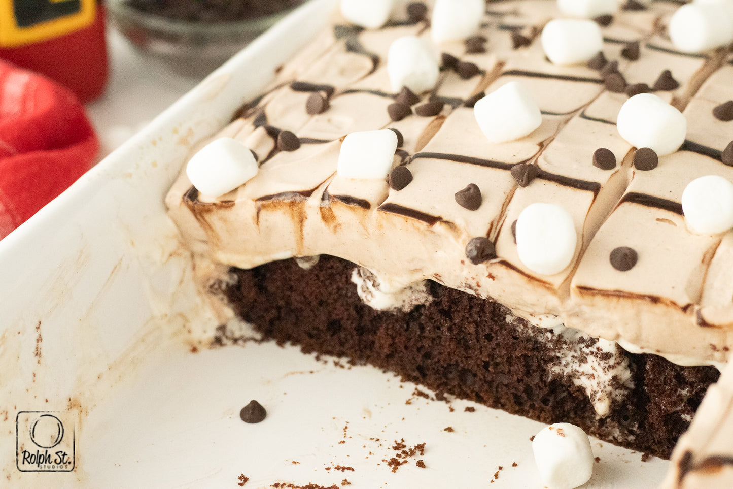 Exclusive Hot Chocolate Poke Cake