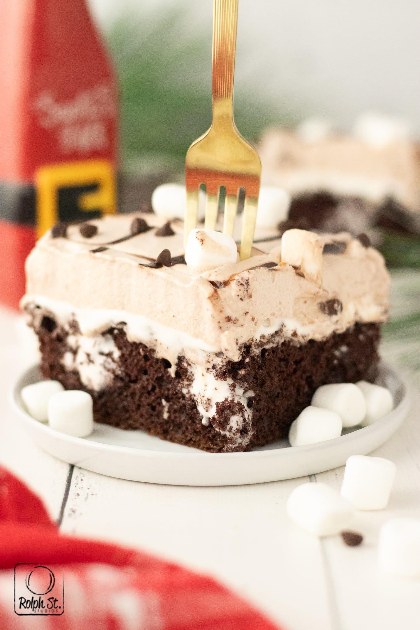 Exclusive Hot Chocolate Poke Cake