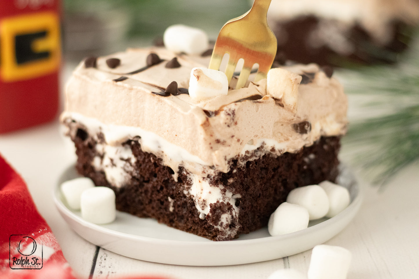 Exclusive Hot Chocolate Poke Cake