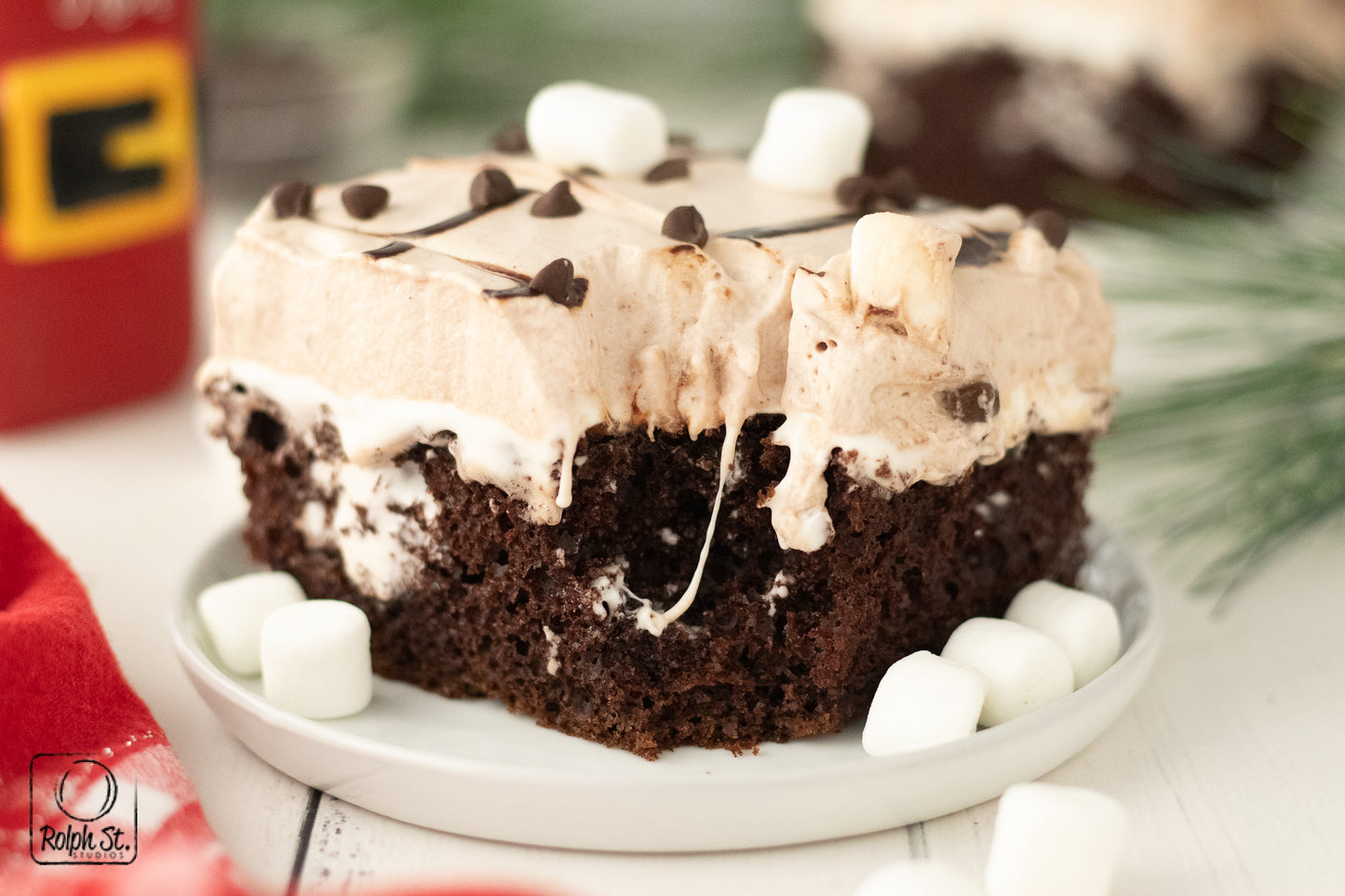Exclusive Hot Chocolate Poke Cake