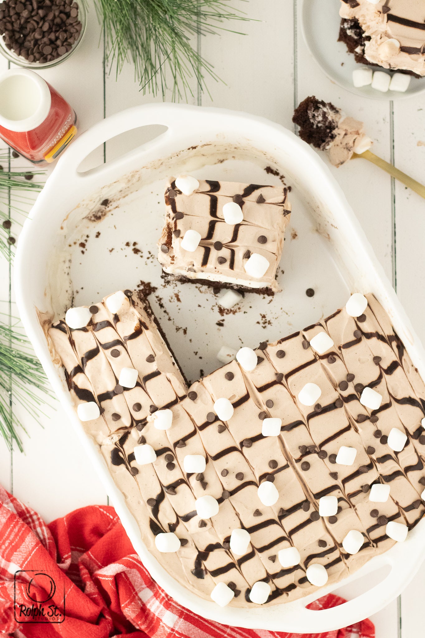 Exclusive Hot Chocolate Poke Cake