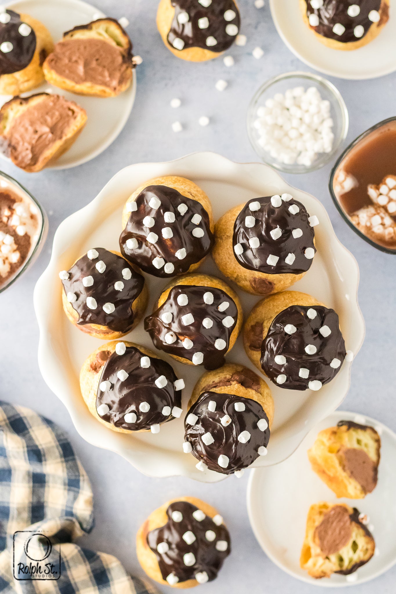 Exclusive Hot Chocolate Cream Puffs