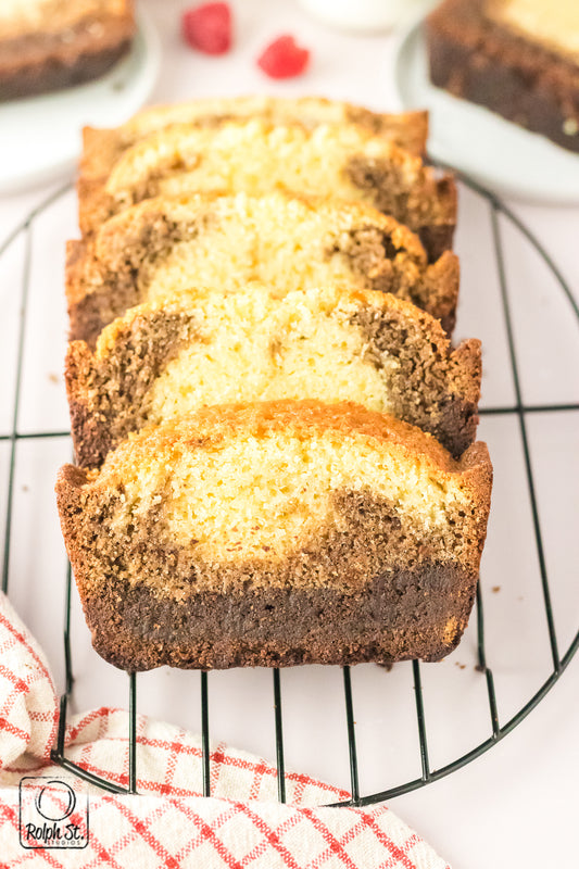 Exclusive Marble Ombre Pound Cake