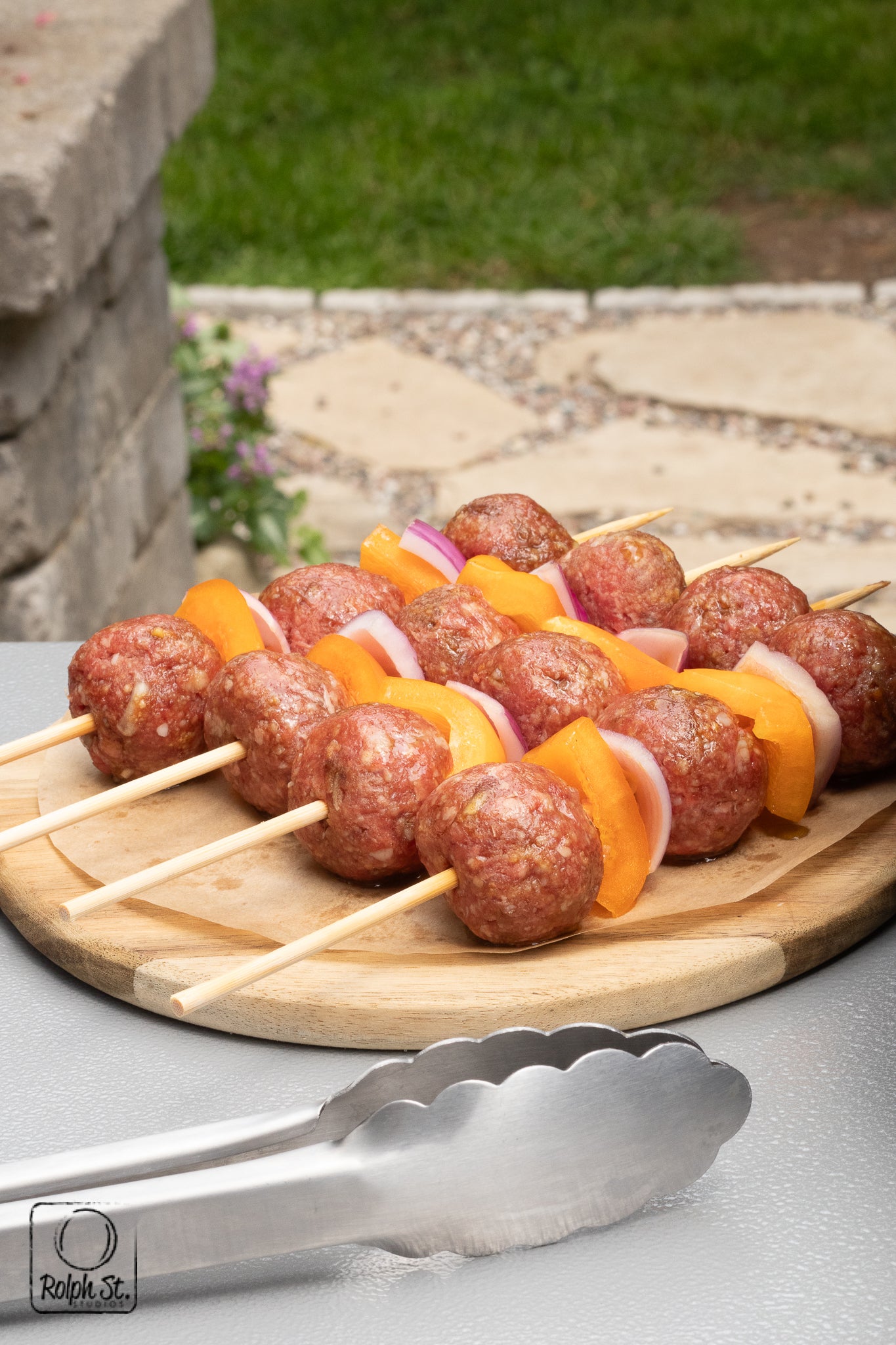 Exclusive Grilled Meatball Skewers