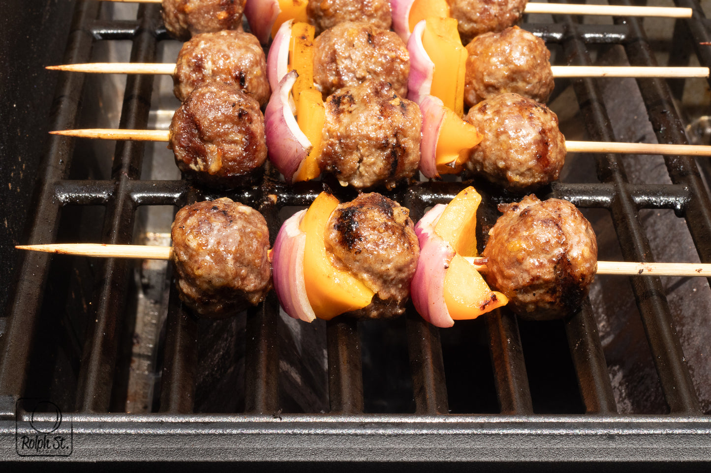 Exclusive Grilled Meatball Skewers