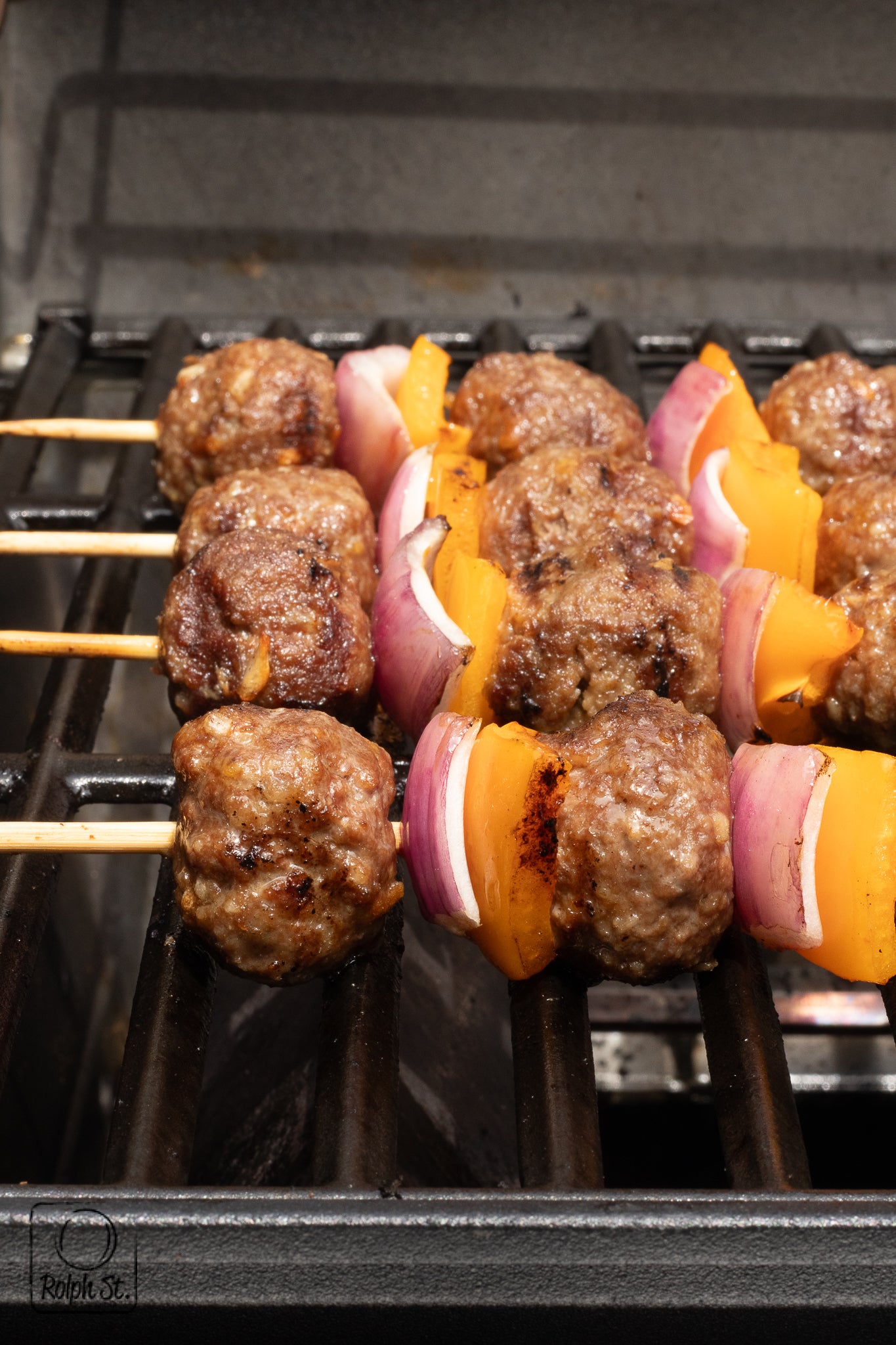 Exclusive Grilled Meatball Skewers