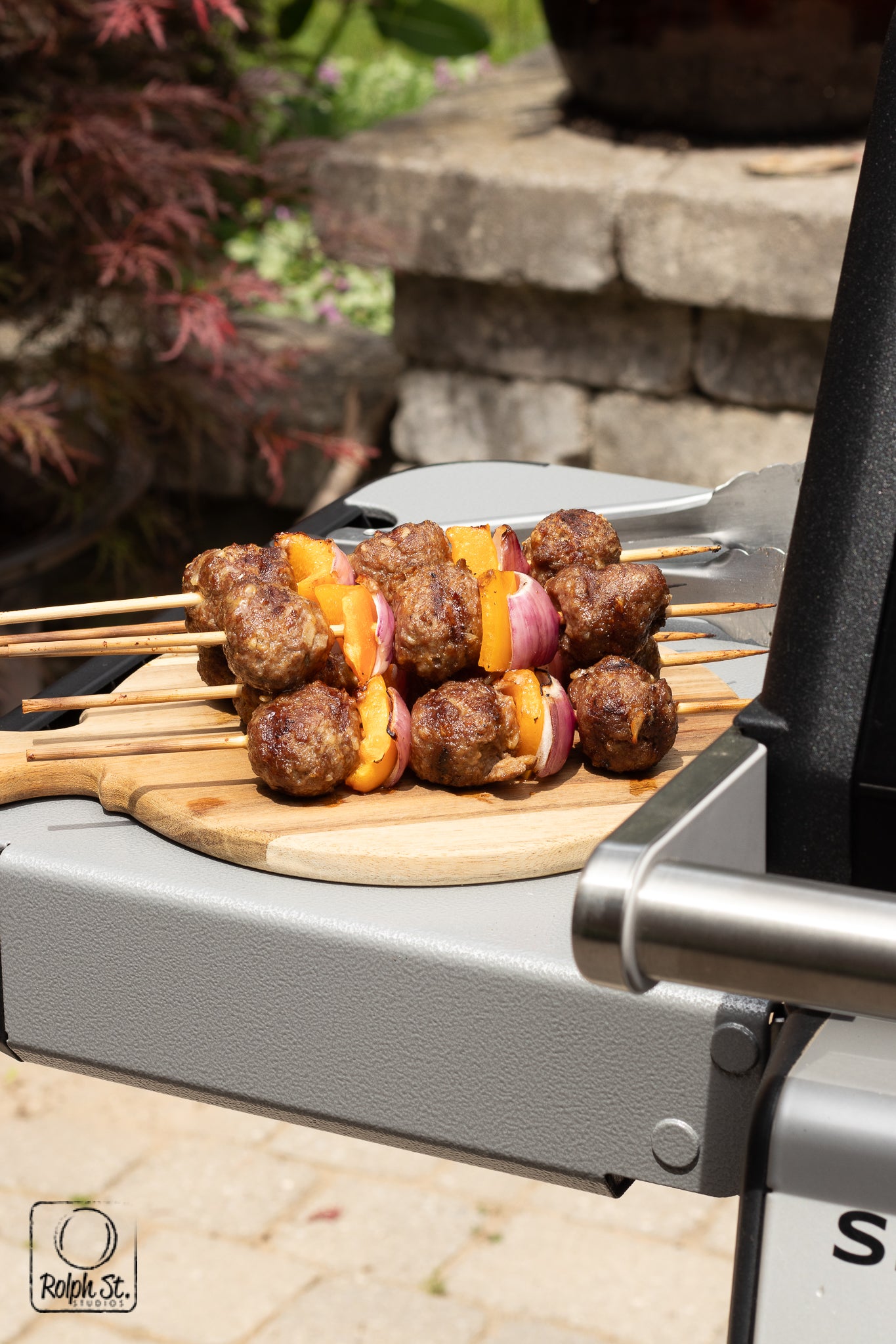 Exclusive Grilled Meatball Skewers