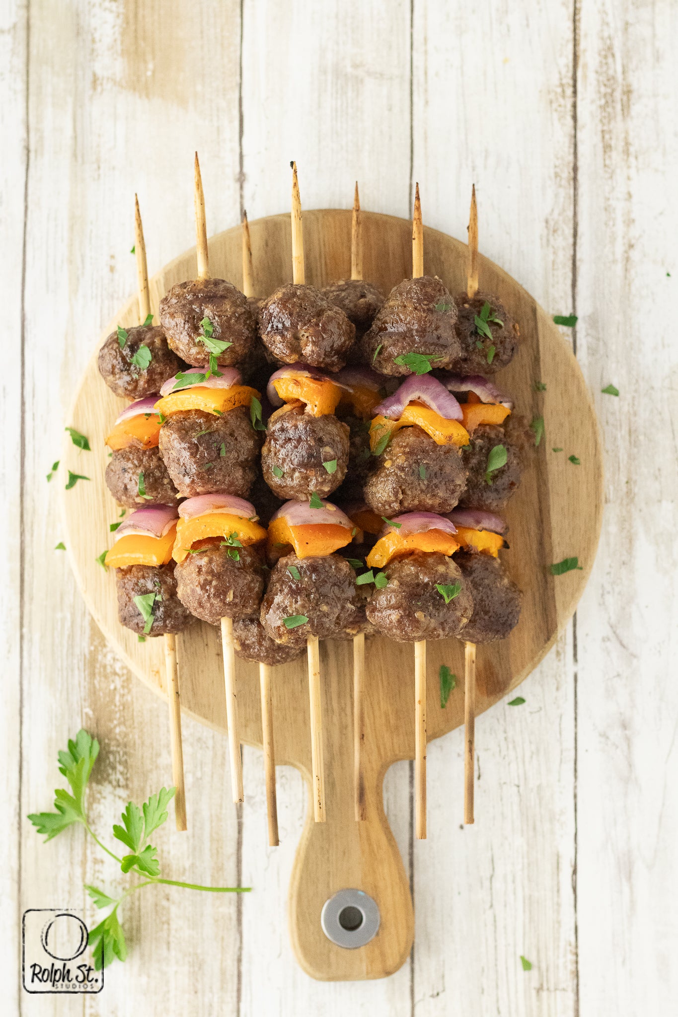 Exclusive Grilled Meatball Skewers