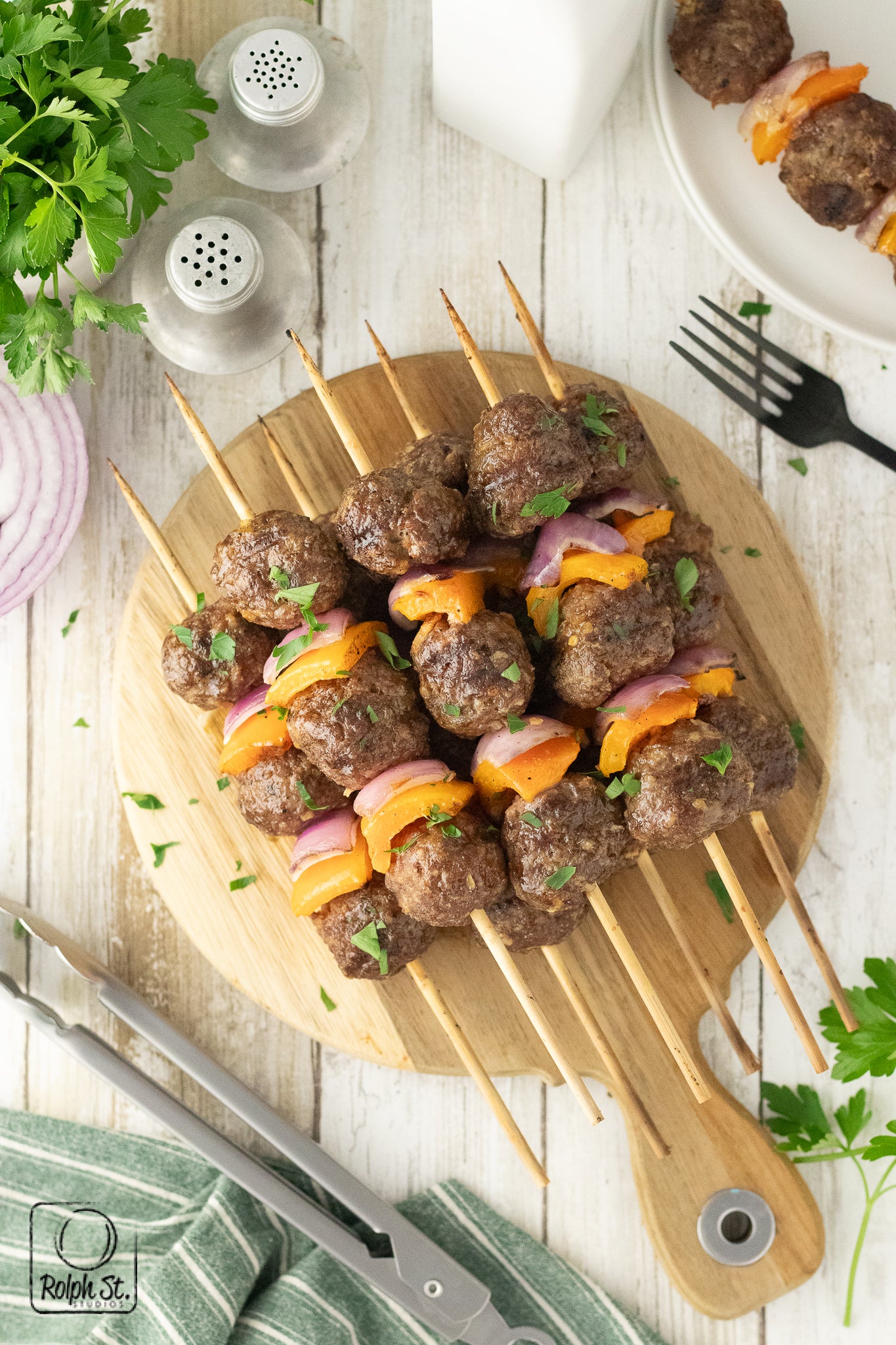 Exclusive Grilled Meatball Skewers