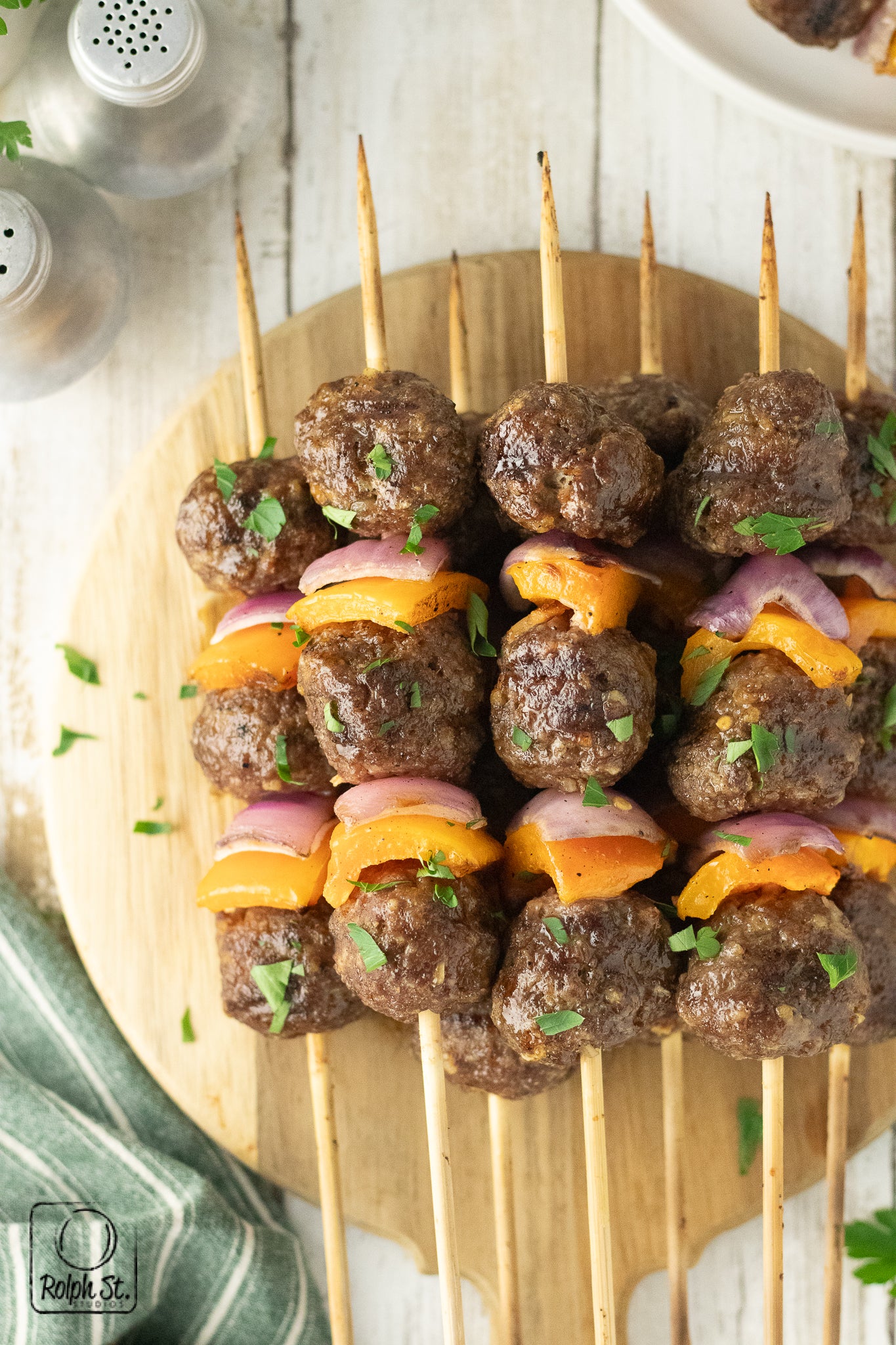 Exclusive Grilled Meatball Skewers
