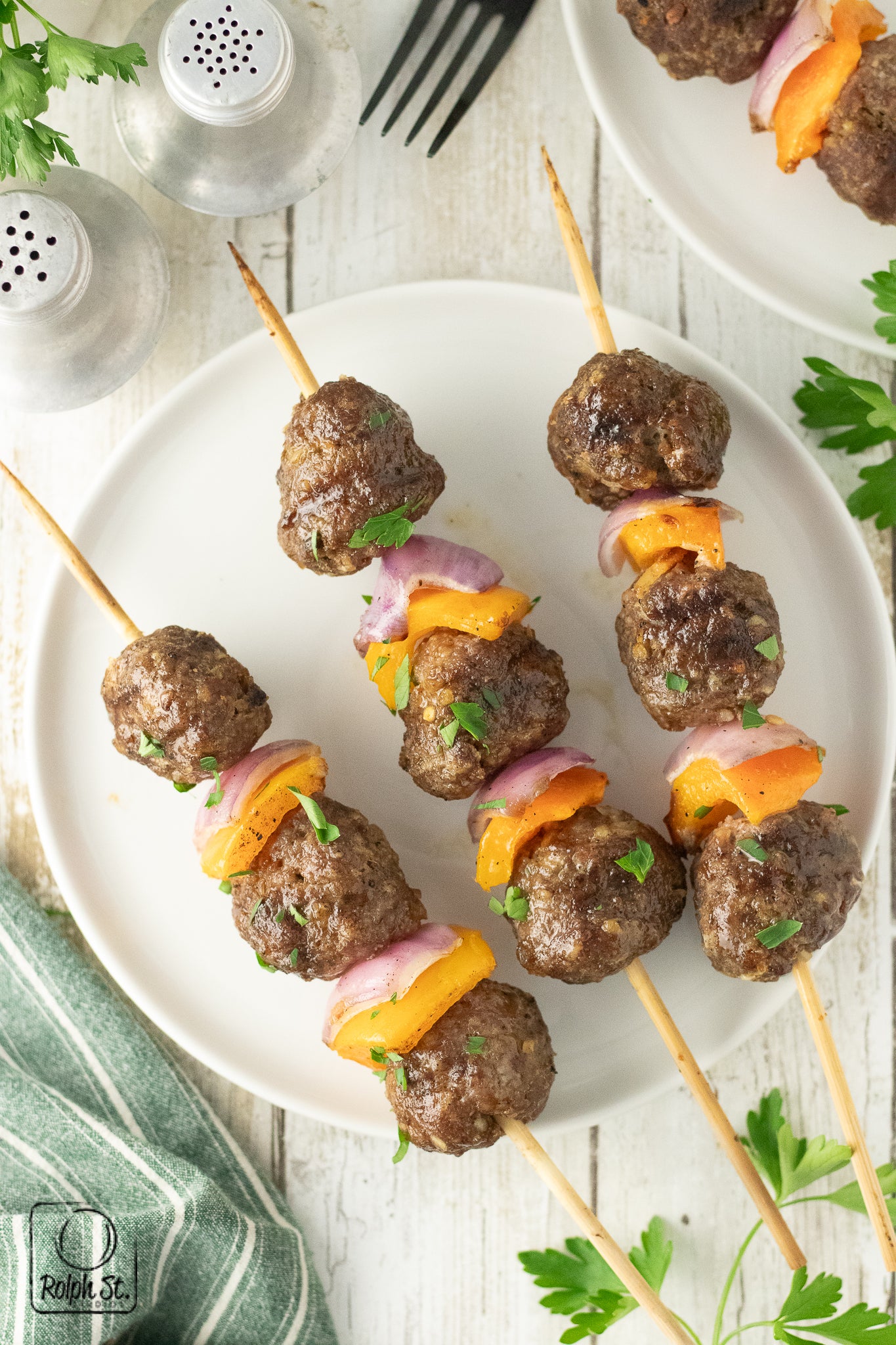 Exclusive Grilled Meatball Skewers