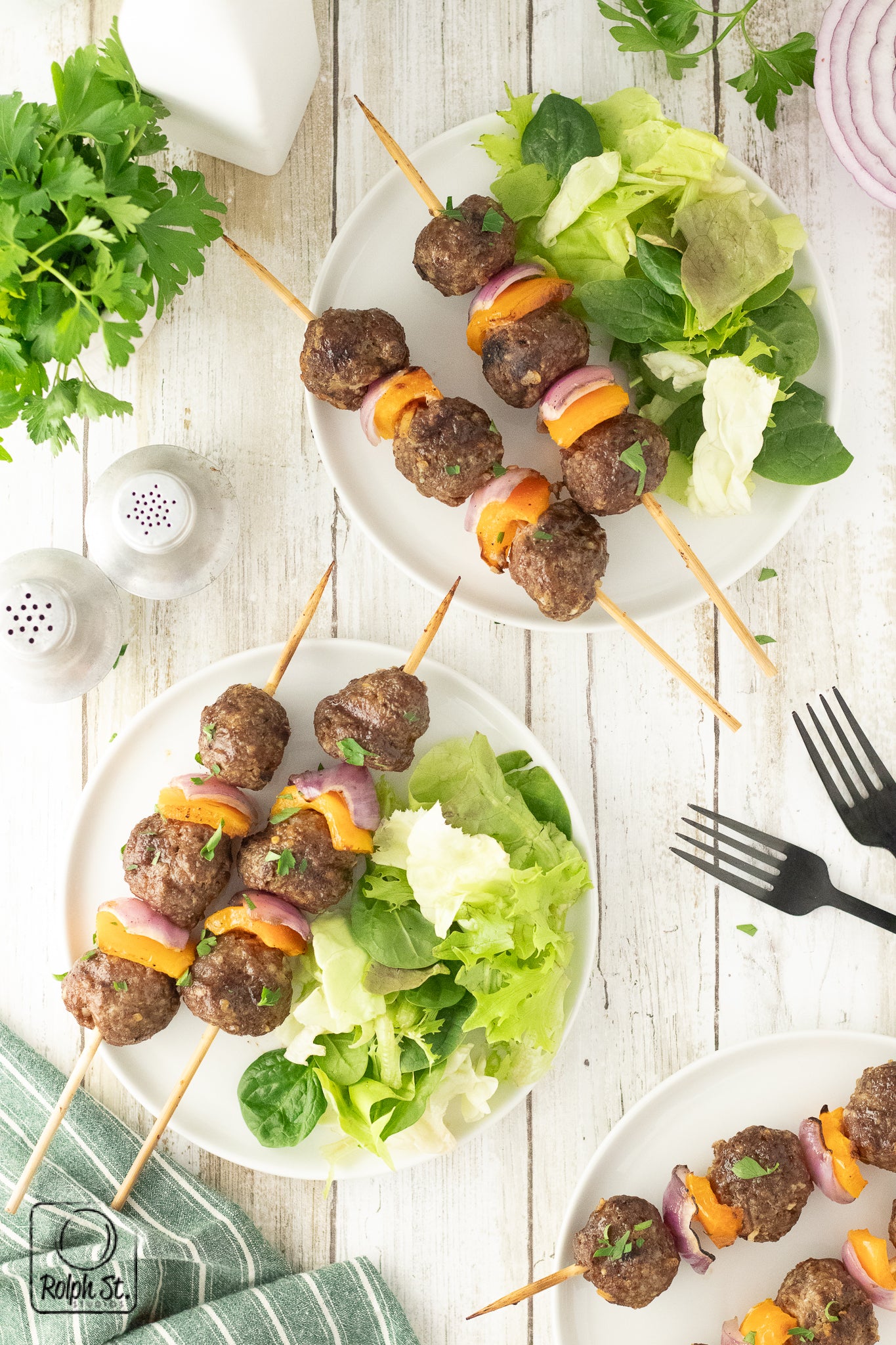 Exclusive Grilled Meatball Skewers