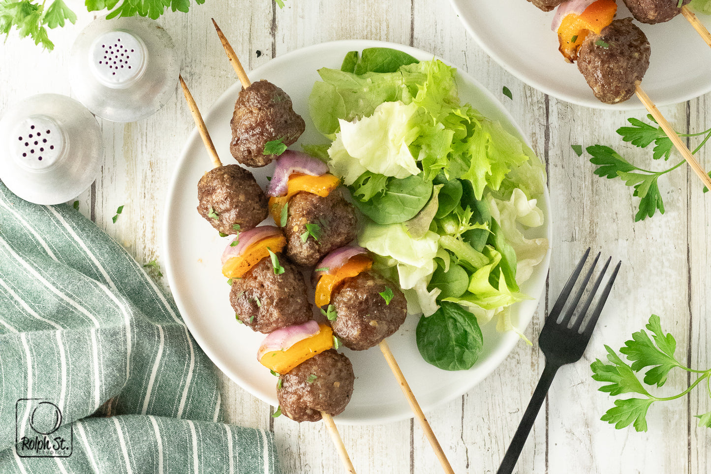 Exclusive Grilled Meatball Skewers