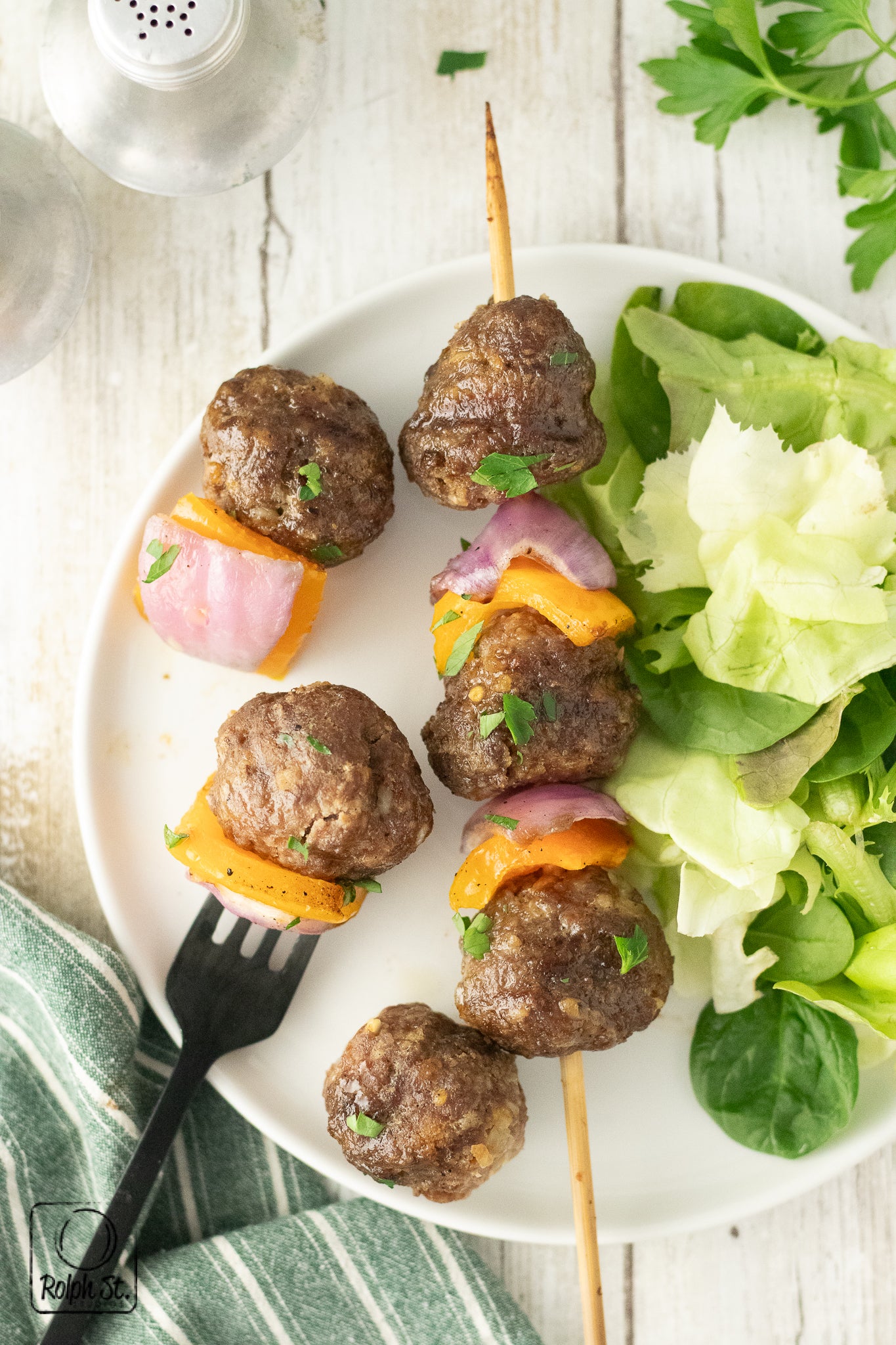 Exclusive Grilled Meatball Skewers