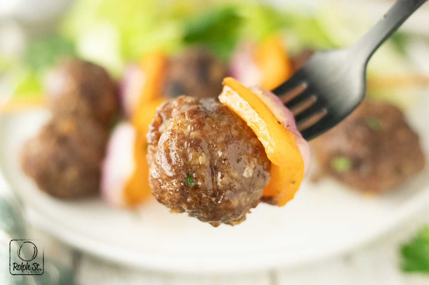 Exclusive Grilled Meatball Skewers
