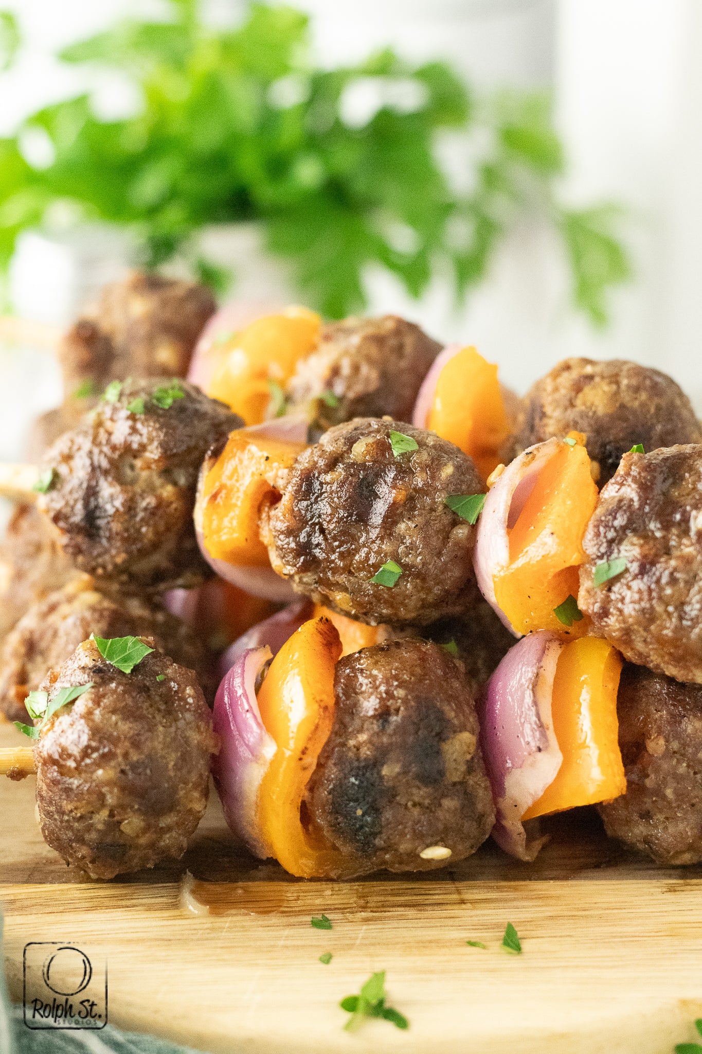 Exclusive Grilled Meatball Skewers