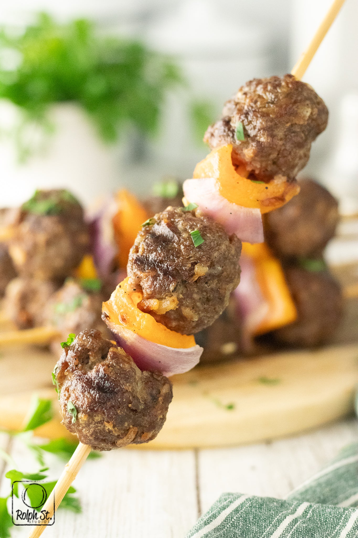 Exclusive Grilled Meatball Skewers