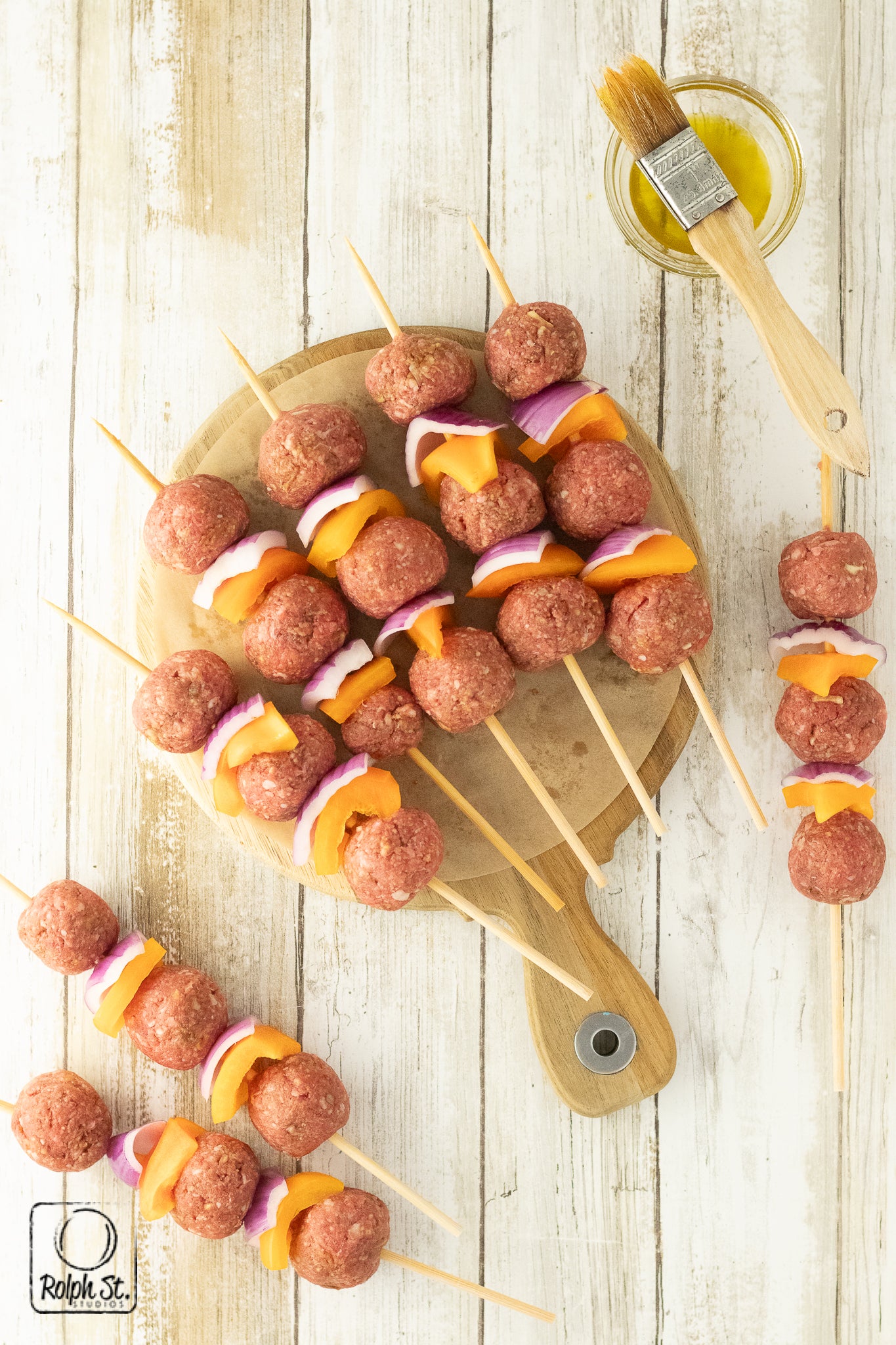 Exclusive Grilled Meatball Skewers