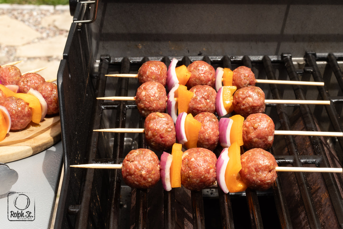 Exclusive Grilled Meatball Skewers