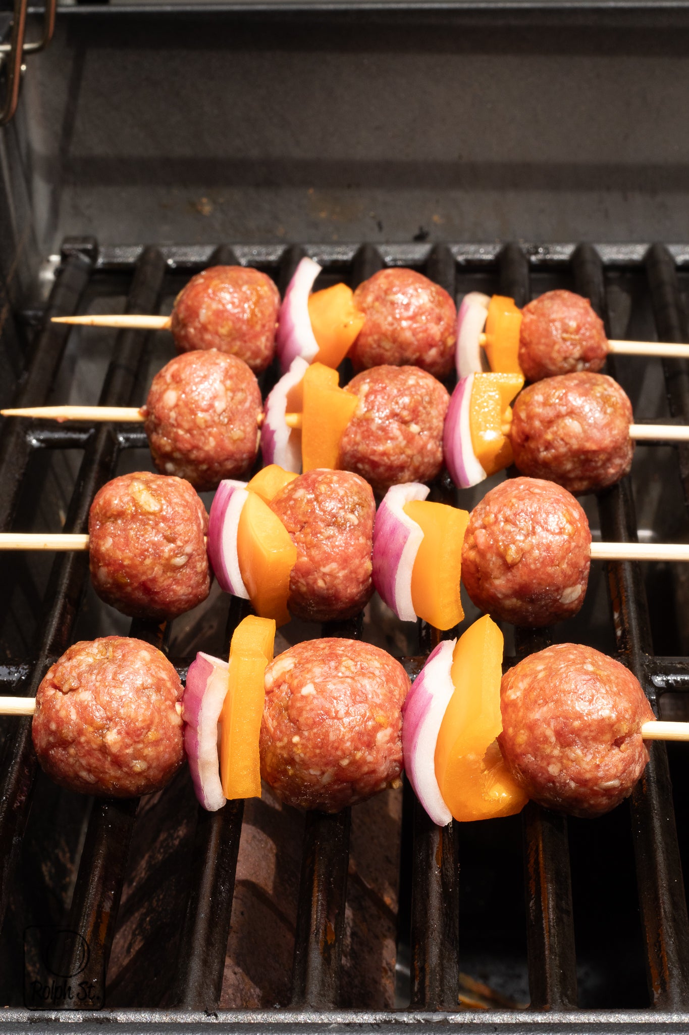 Exclusive Grilled Meatball Skewers