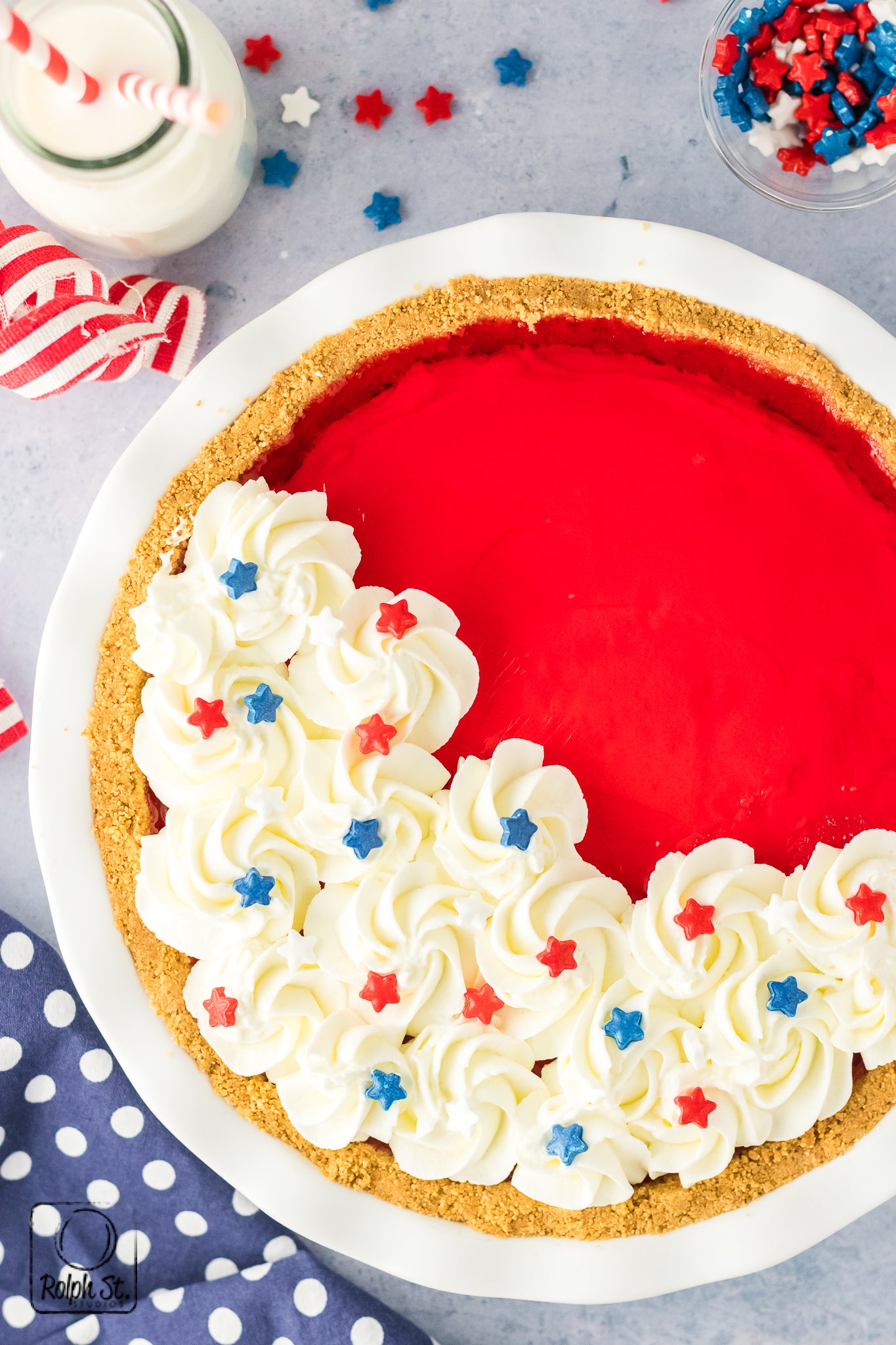 Exclusive Patriotic Pie - No Bake