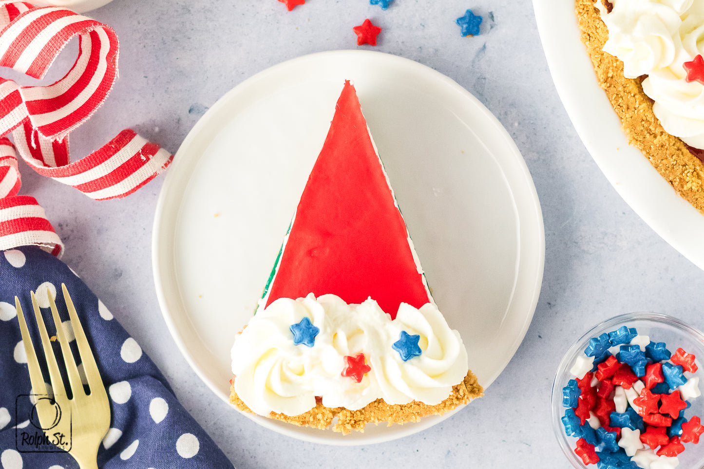 Exclusive Patriotic Pie - No Bake