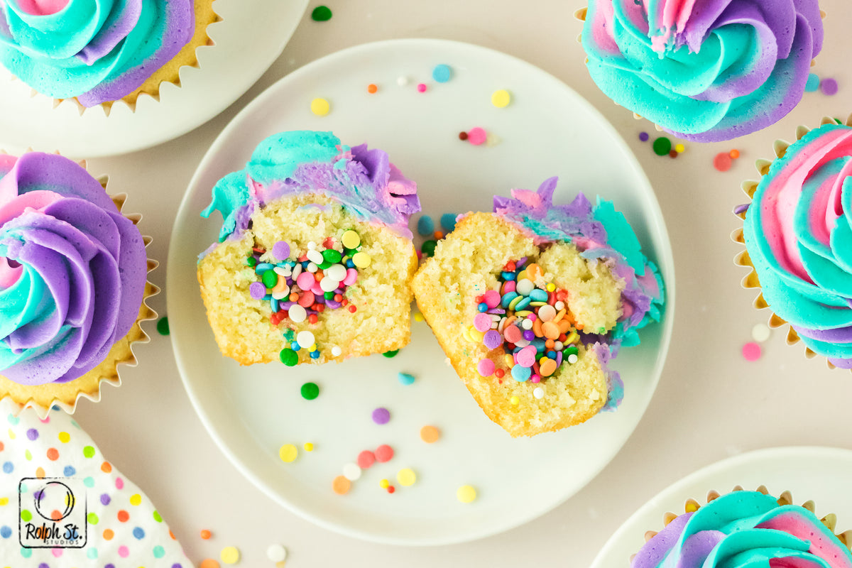 Exclusive Piñata Cupcakes