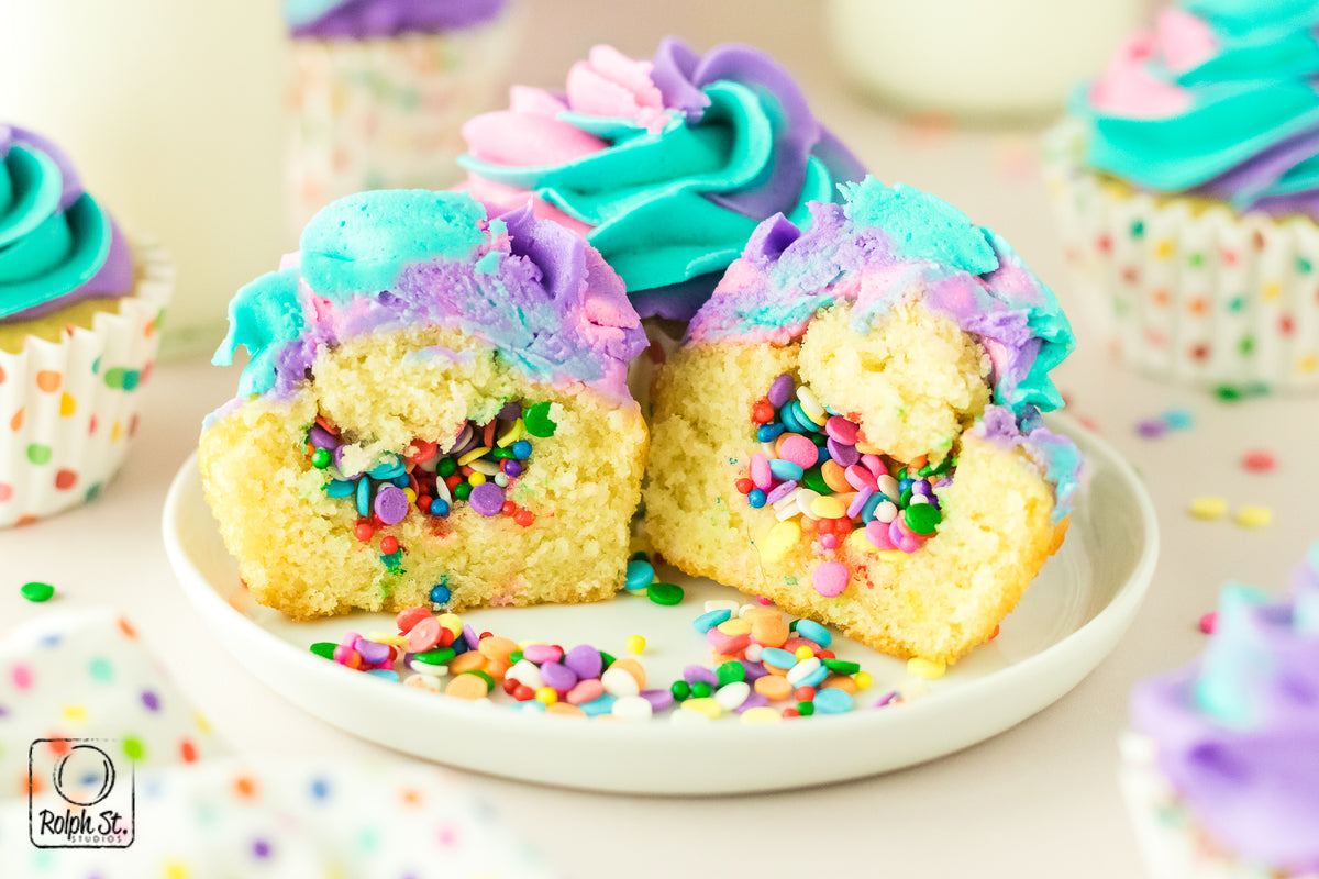 Exclusive Piñata Cupcakes