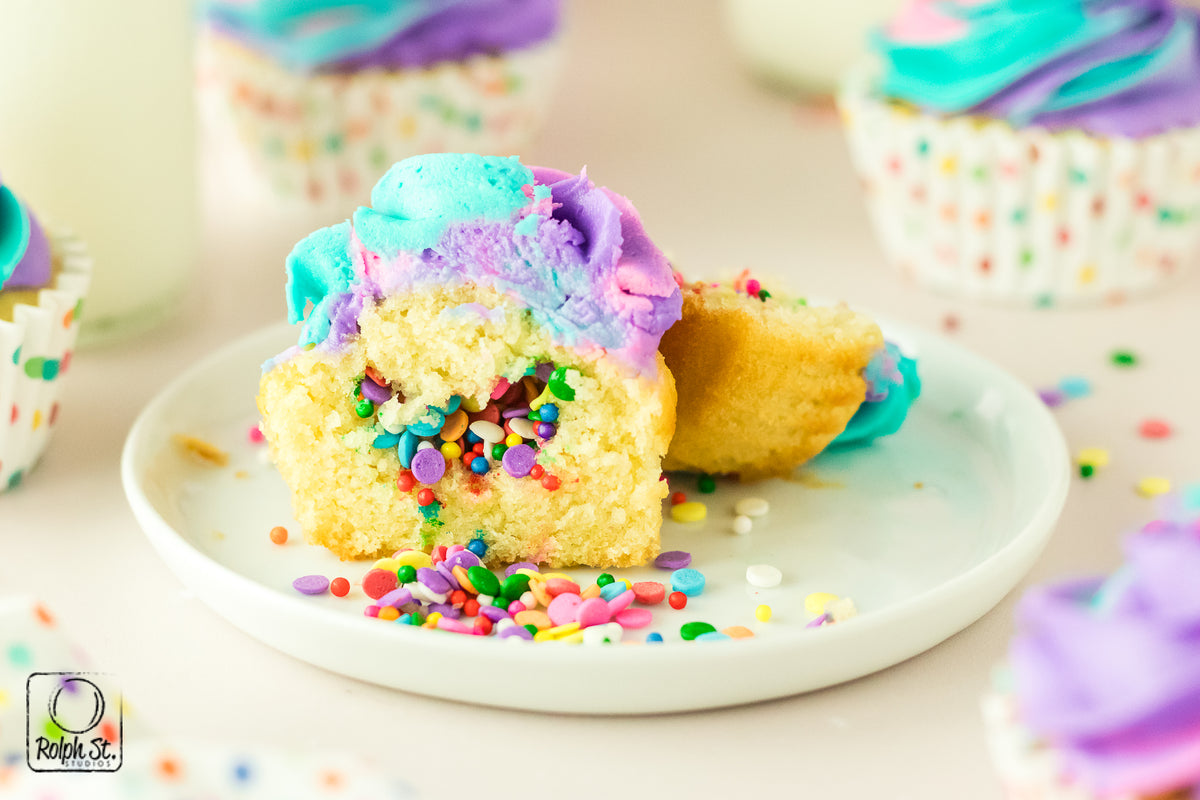 Exclusive Piñata Cupcakes