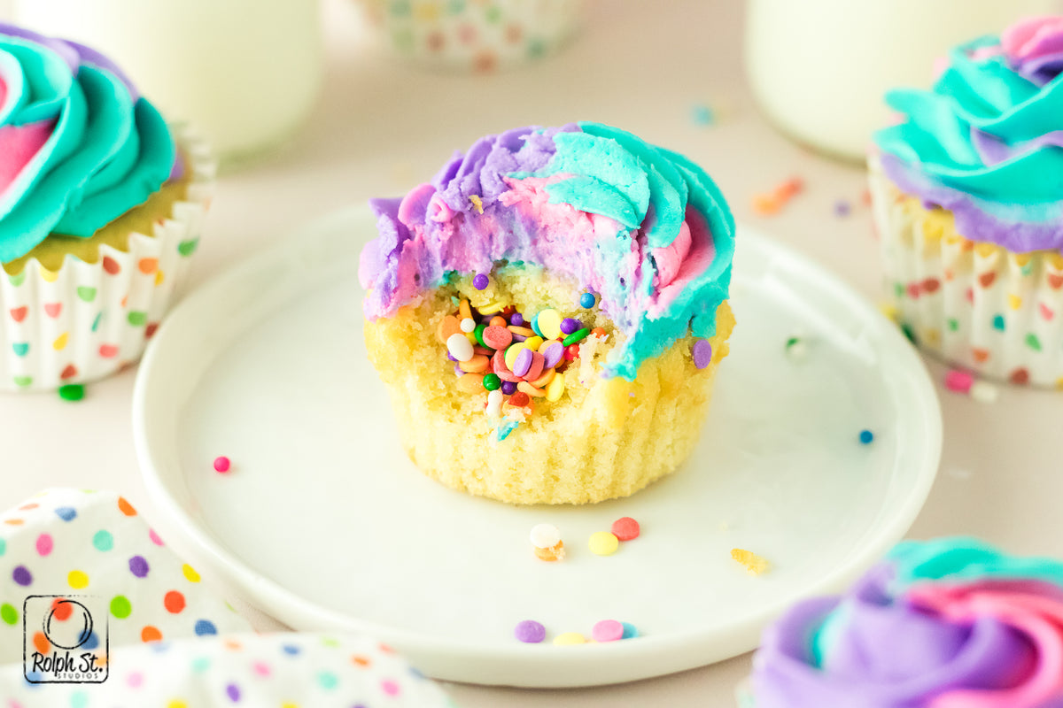 Exclusive Piñata Cupcakes