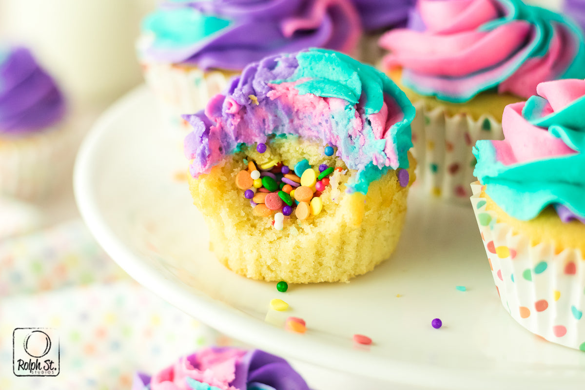 Exclusive Piñata Cupcakes