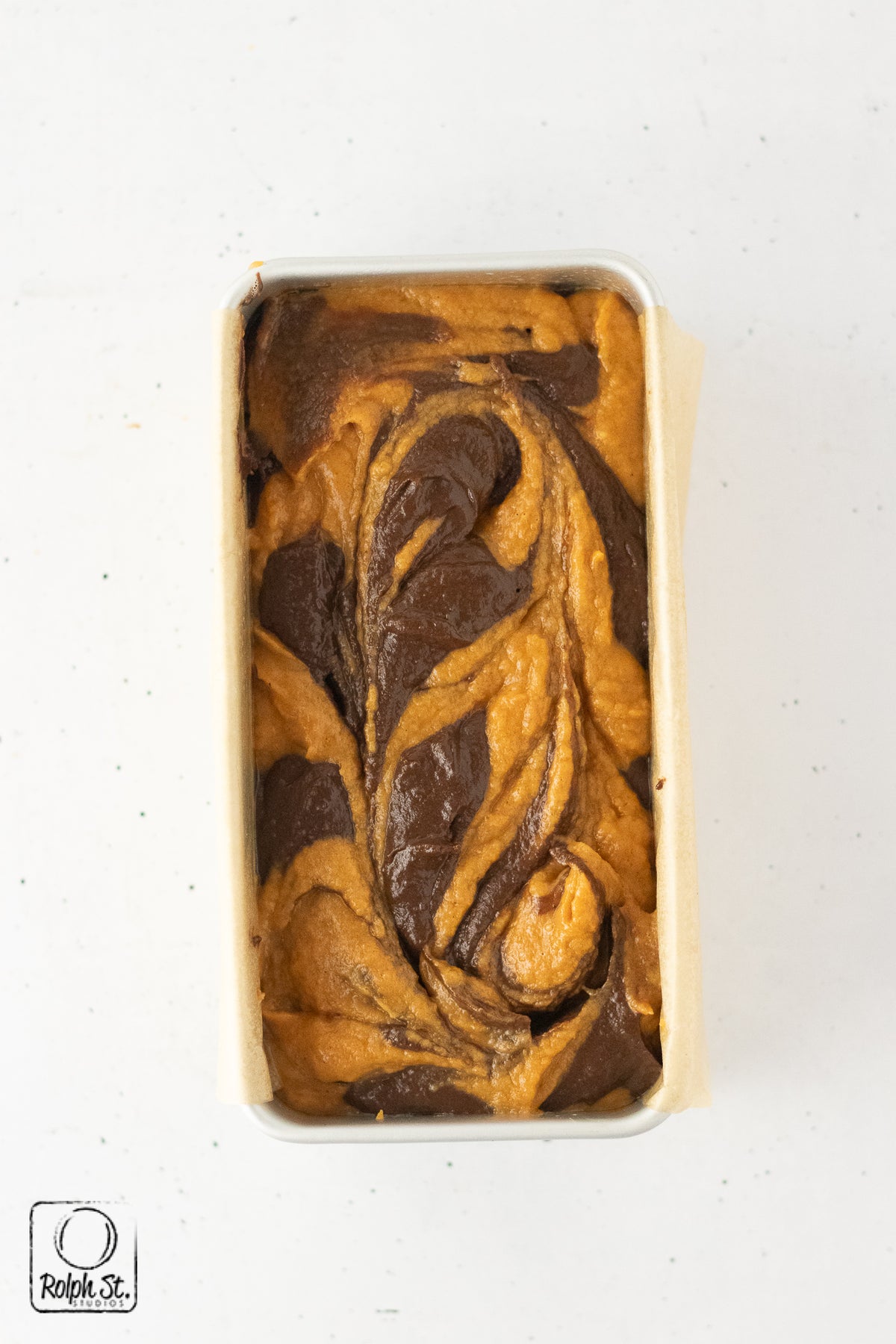 Exclusive Pumpkin Chocolate Marble Loaf