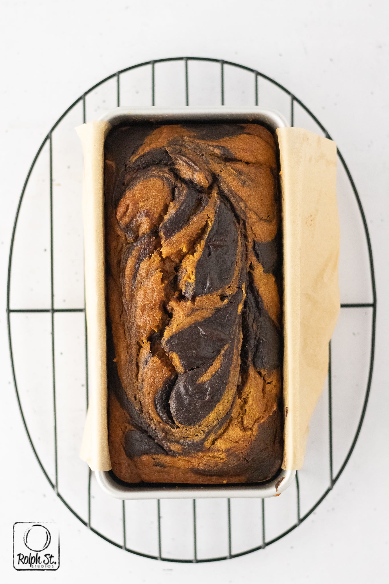 Exclusive Pumpkin Chocolate Marble Loaf
