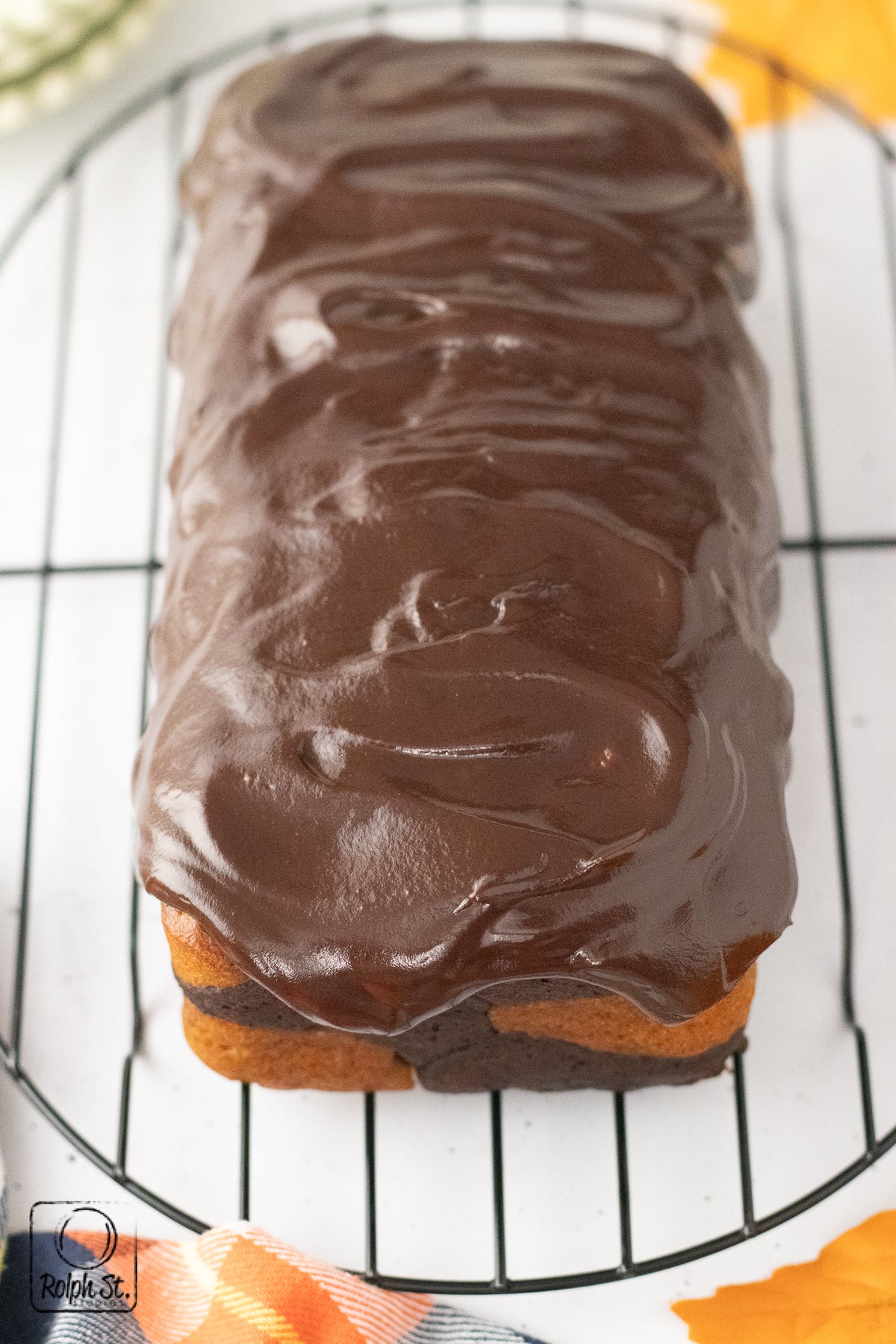 Exclusive Pumpkin Chocolate Marble Loaf