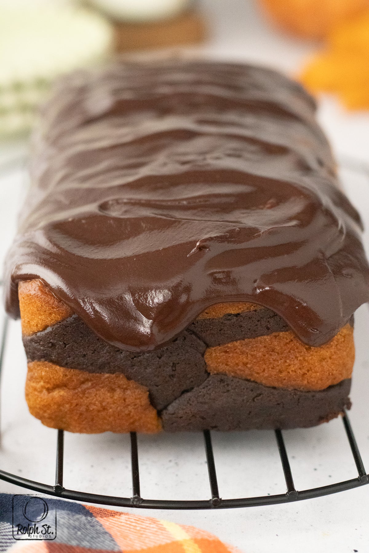 Exclusive Pumpkin Chocolate Marble Loaf