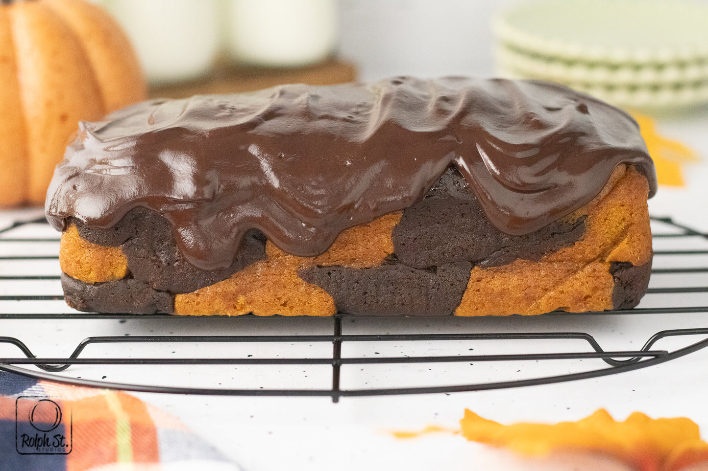 Exclusive Pumpkin Chocolate Marble Loaf