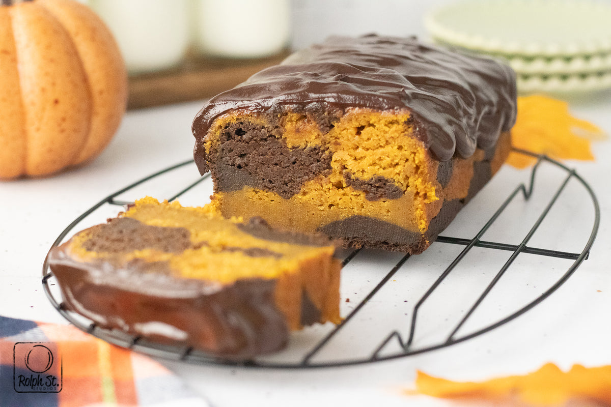 Exclusive Pumpkin Chocolate Marble Loaf