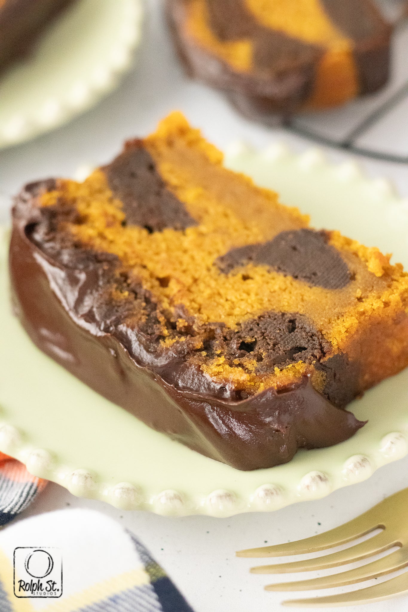 Exclusive Pumpkin Chocolate Marble Loaf