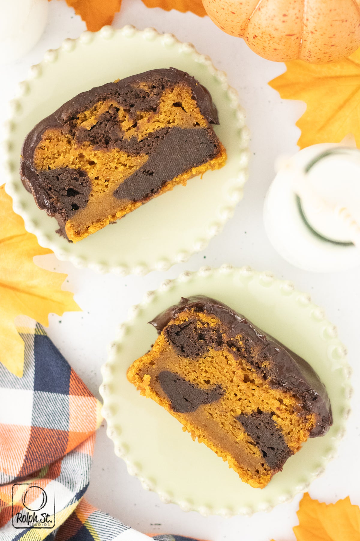 Exclusive Pumpkin Chocolate Marble Loaf