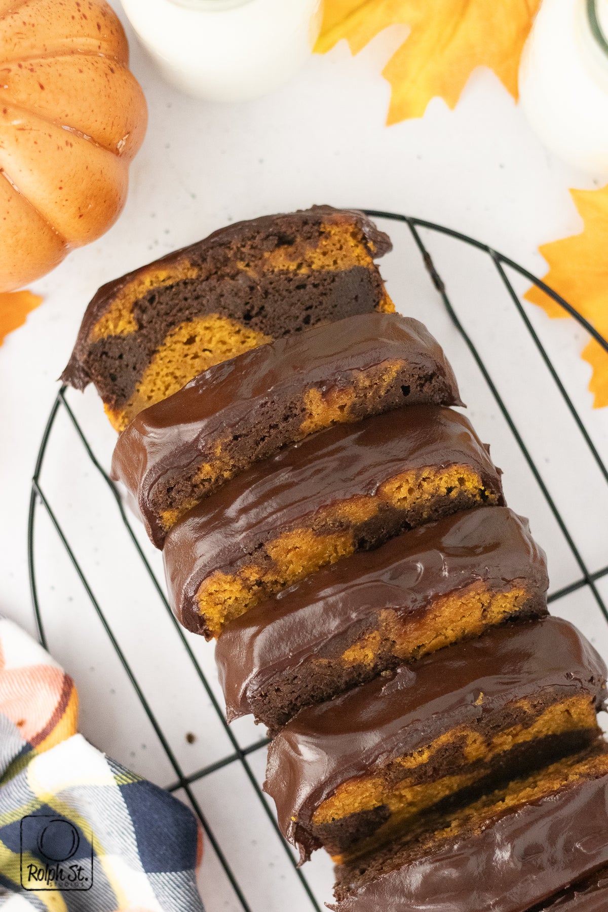 Exclusive Pumpkin Chocolate Marble Loaf