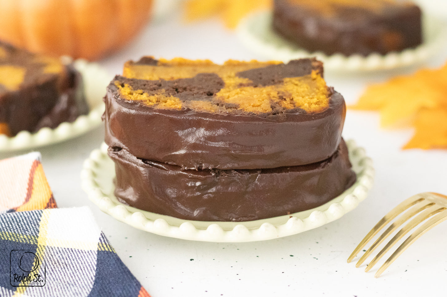 Exclusive Pumpkin Chocolate Marble Loaf
