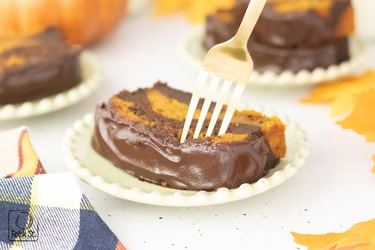 Exclusive Pumpkin Chocolate Marble Loaf