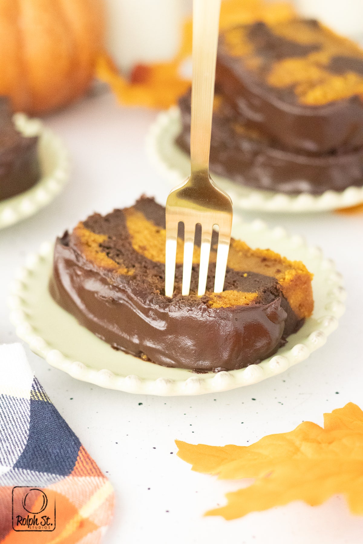 Exclusive Pumpkin Chocolate Marble Loaf