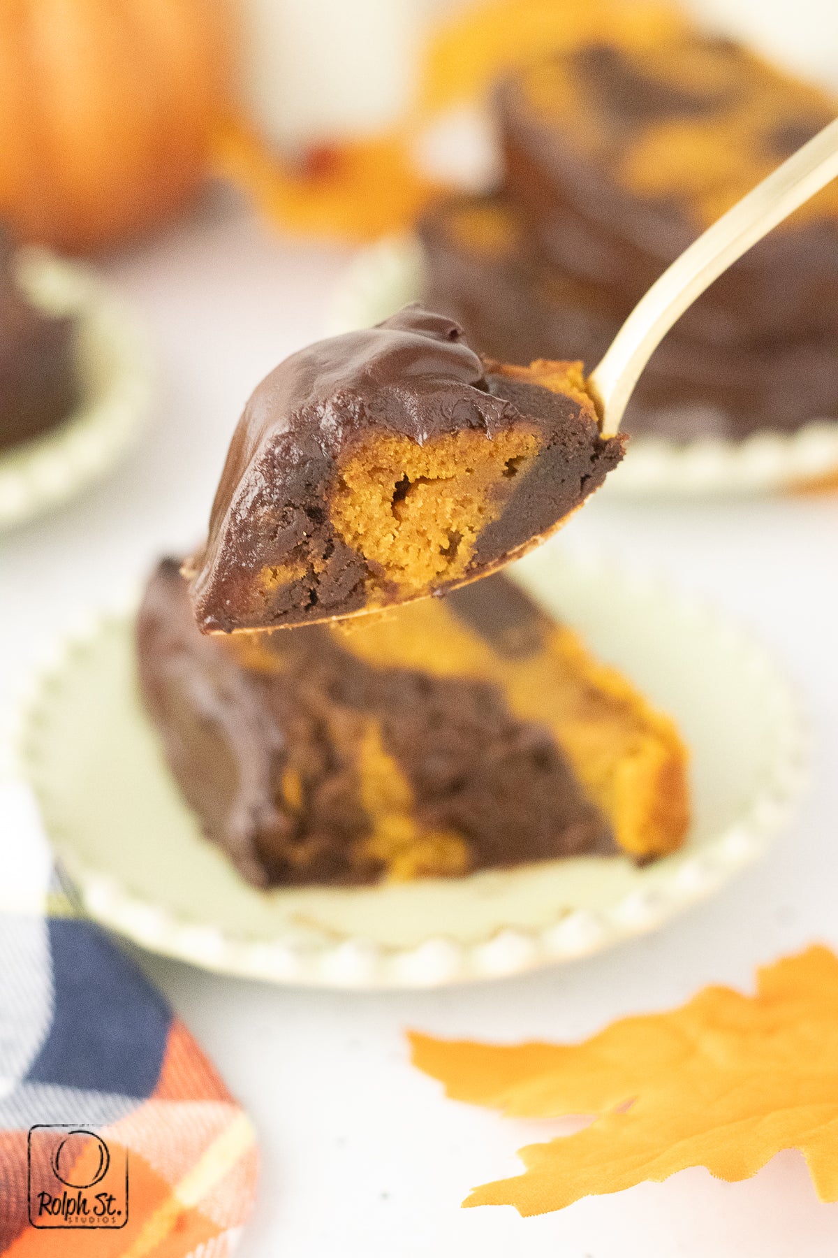 Exclusive Pumpkin Chocolate Marble Loaf