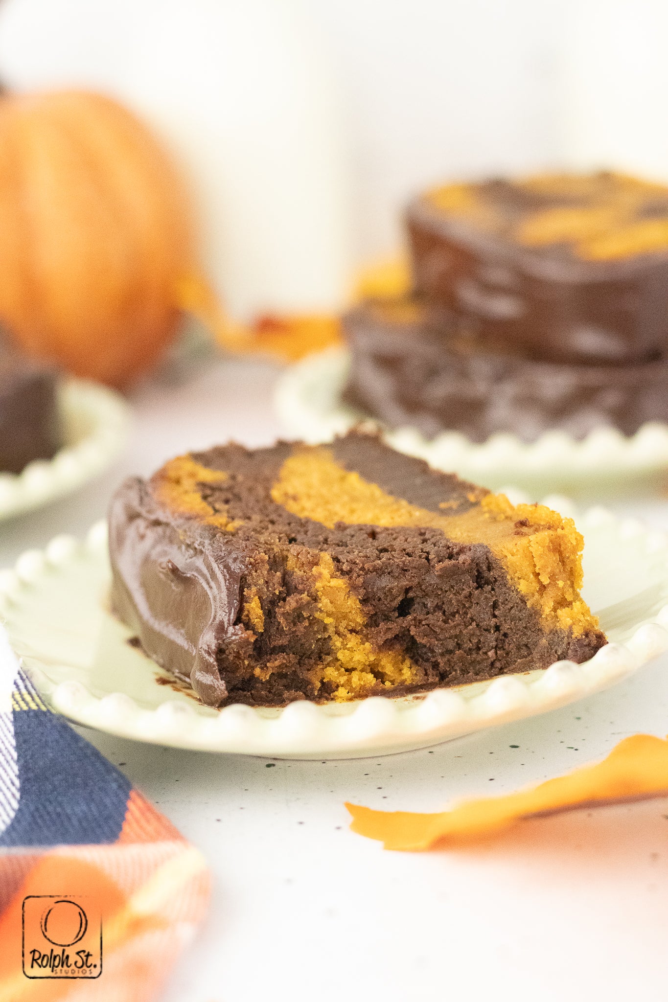 Exclusive Pumpkin Chocolate Marble Loaf