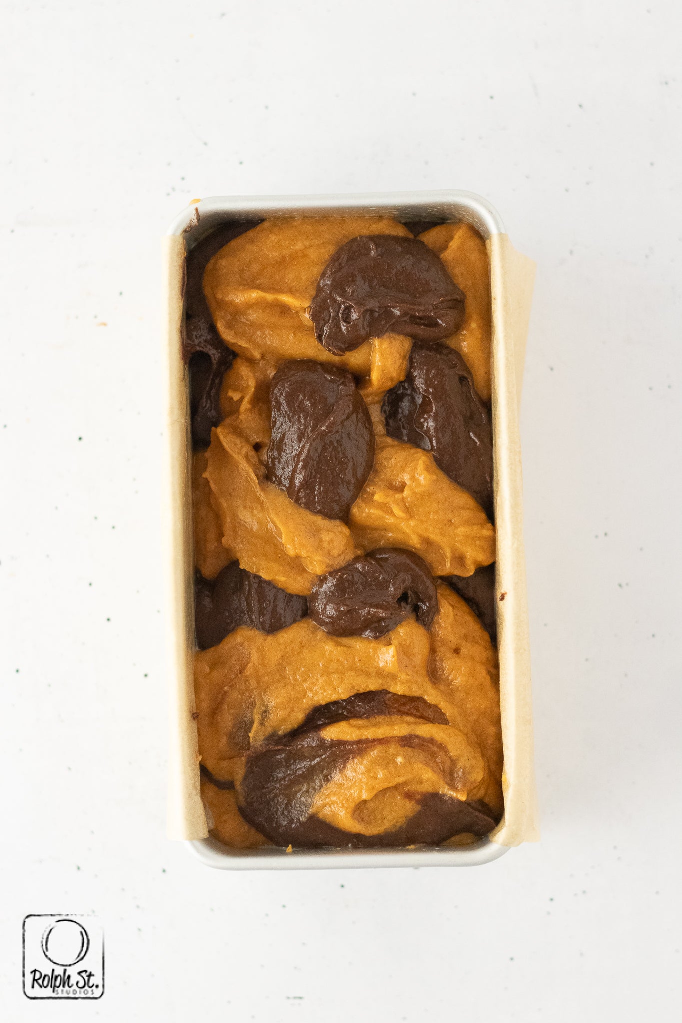 Exclusive Pumpkin Chocolate Marble Loaf