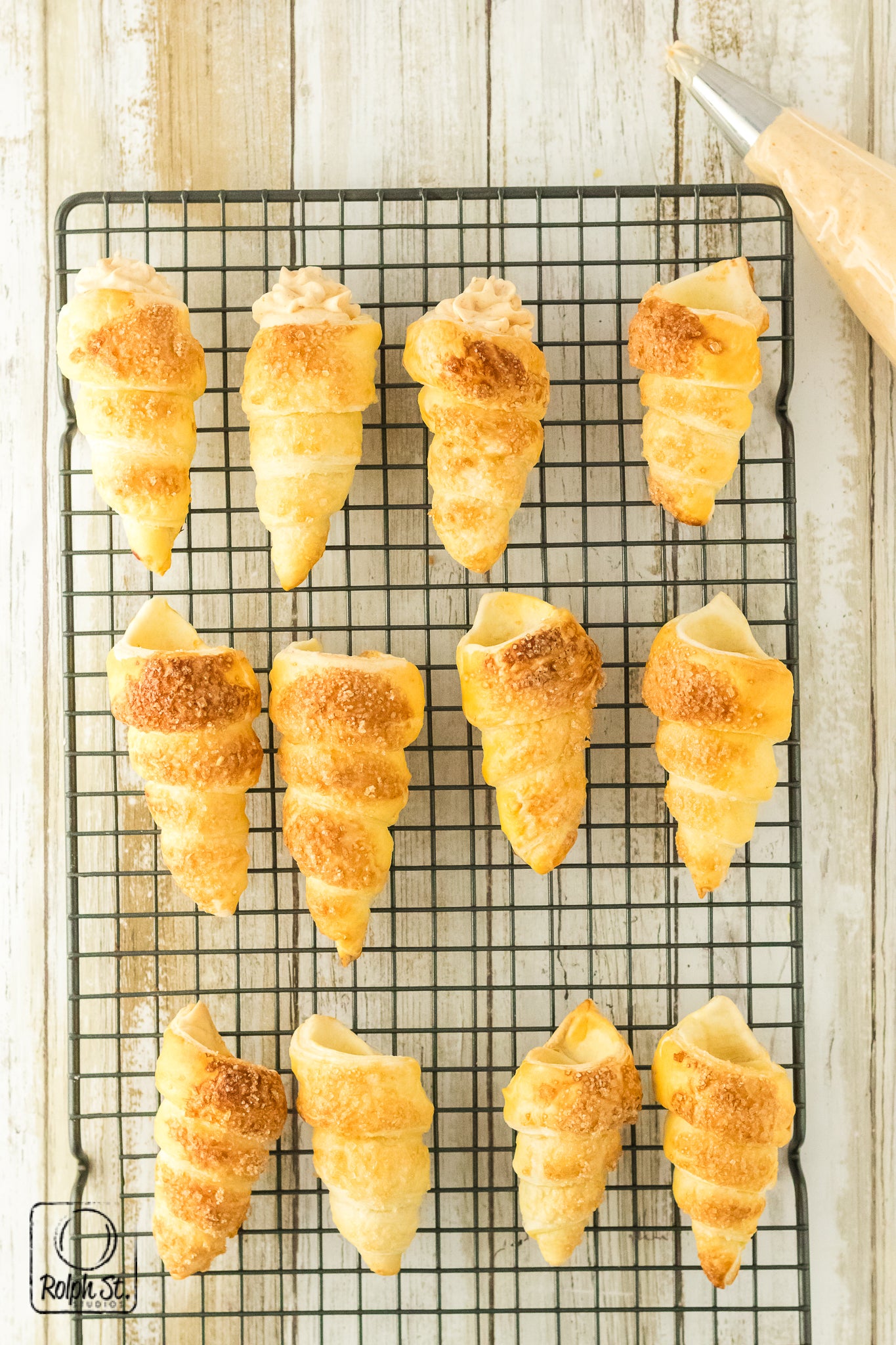 Exclusive Pumpkin Cream Horns