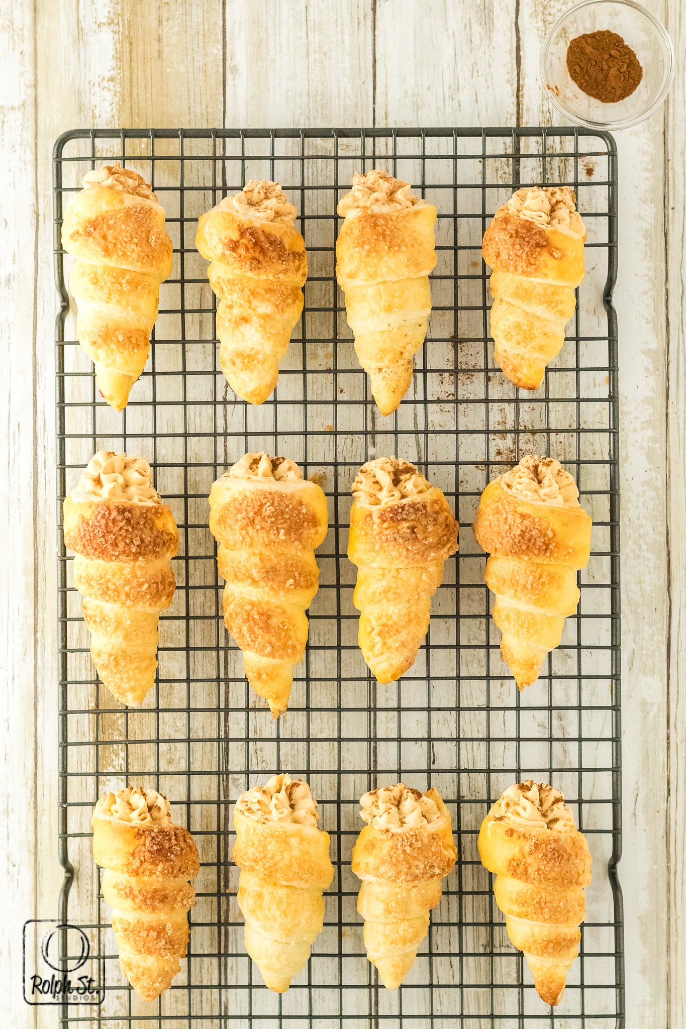 Exclusive Pumpkin Cream Horns